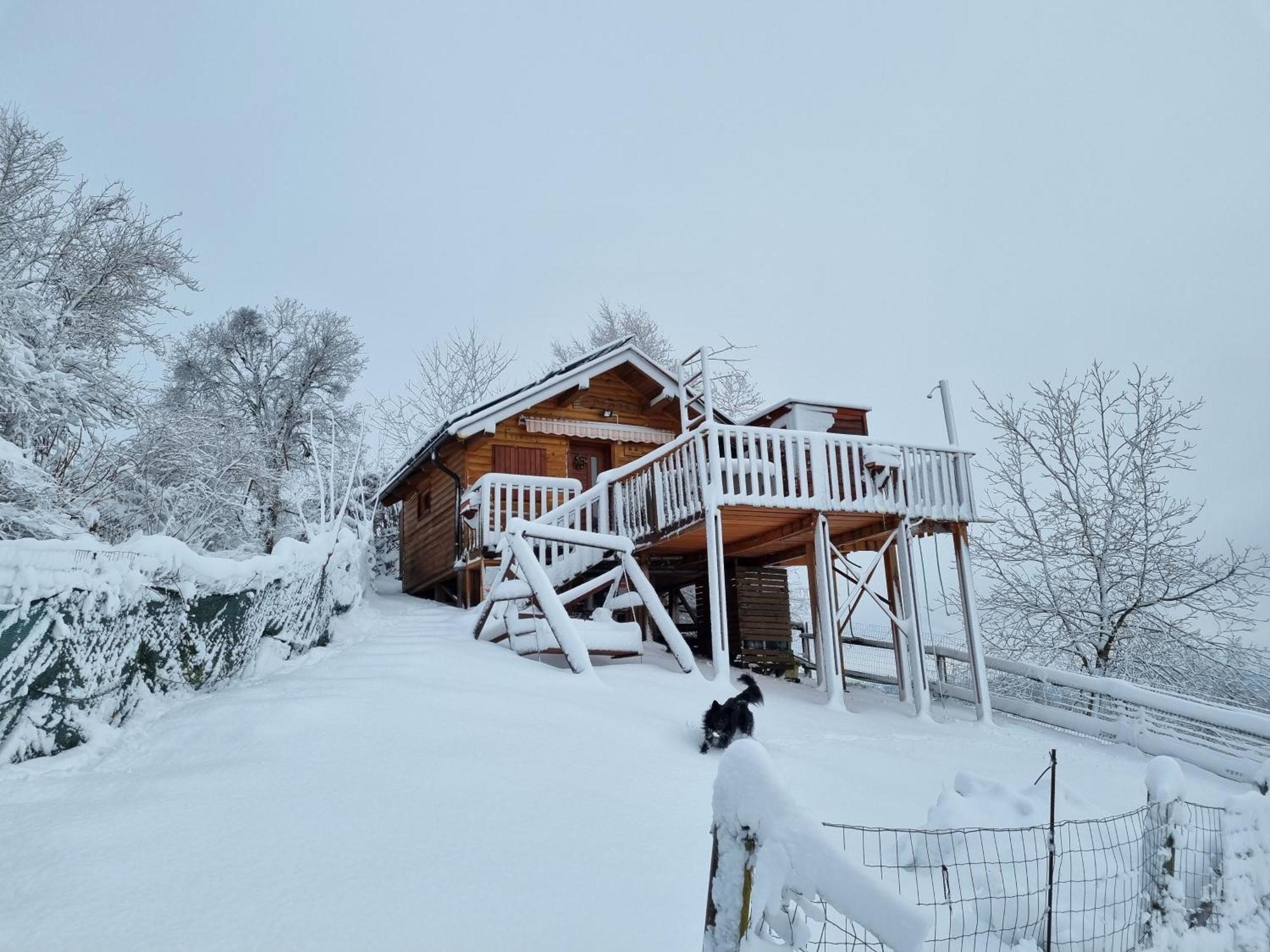 Vila Gnezdo Vid-Ik Catez ob Savi Exteriér fotografie